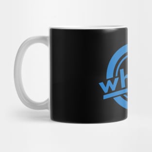 Wheely Logo Blue, Front and Back Mug